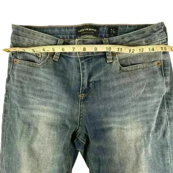 LUCKY BRAND LOLITA BOOT JEANS SLIGHT DISTRESSING SIZE 28/8 - Picture 4 of 15